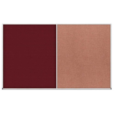 United Visual Products Enclosed Corkboard, 1 Door, 24"x36", 4" Fra UV3401-BRONZE-SURF